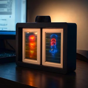 12-Slot Rotating Photo Flipper Frame1