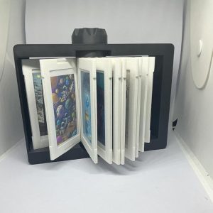 12-Slot Rotating Photo Flipper Frame4